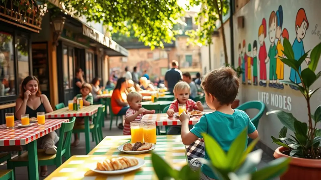 kid friendly menus and play