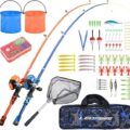 kids fishing rod set