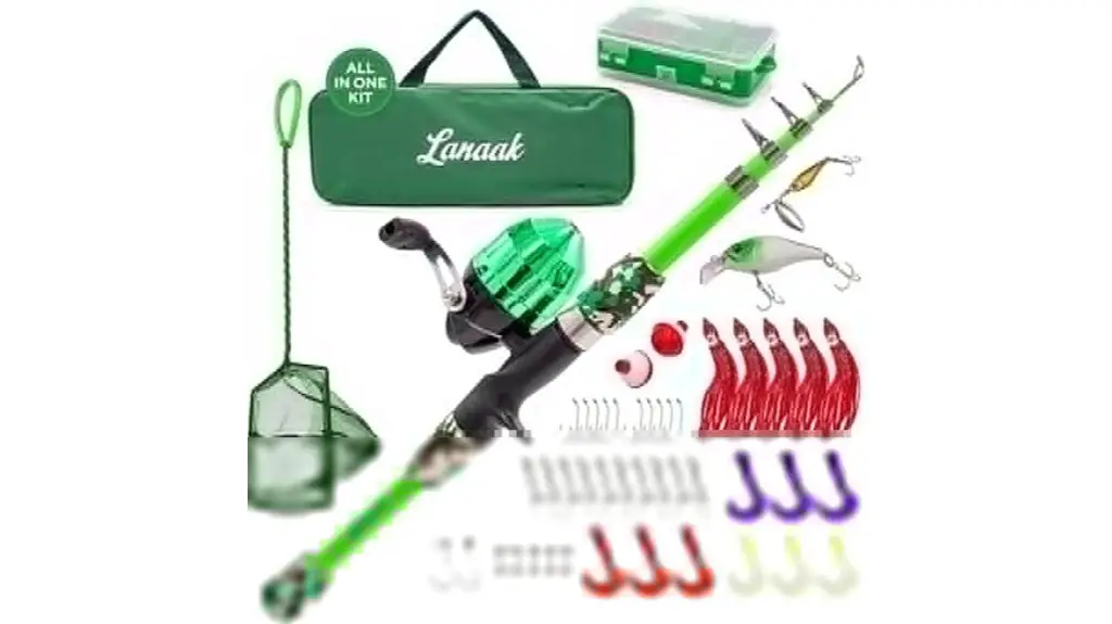 lanaak kids fishing pole