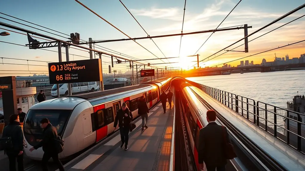 london city airport connections