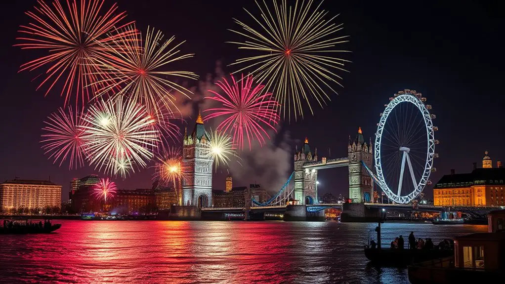 london new year celebrations