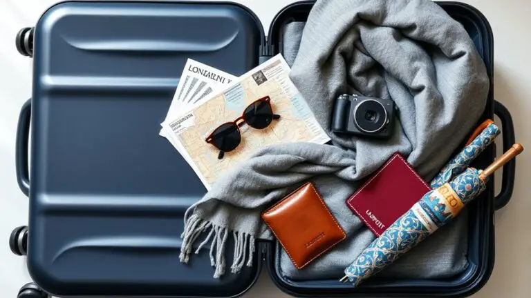 london trip packing list