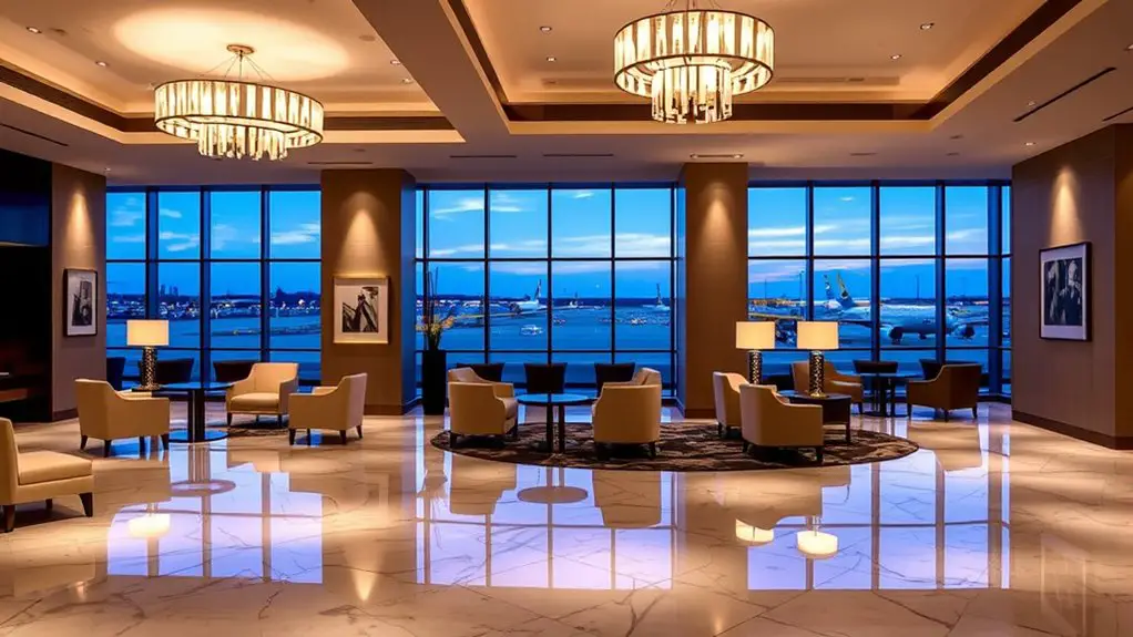 luxurious airport hotel amenities