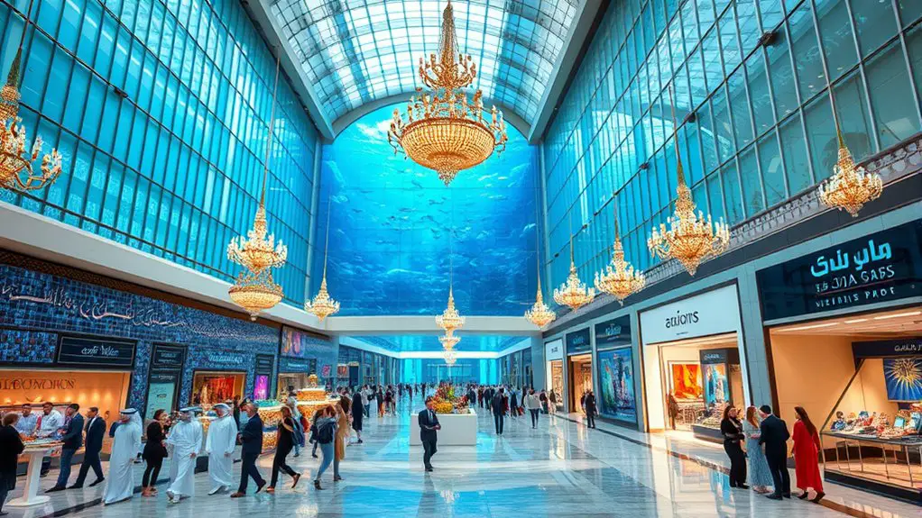 luxury shopping and entertainment