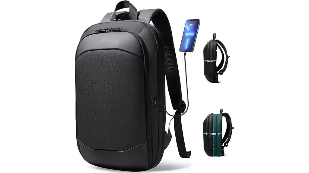 men s 17 inch business backpack