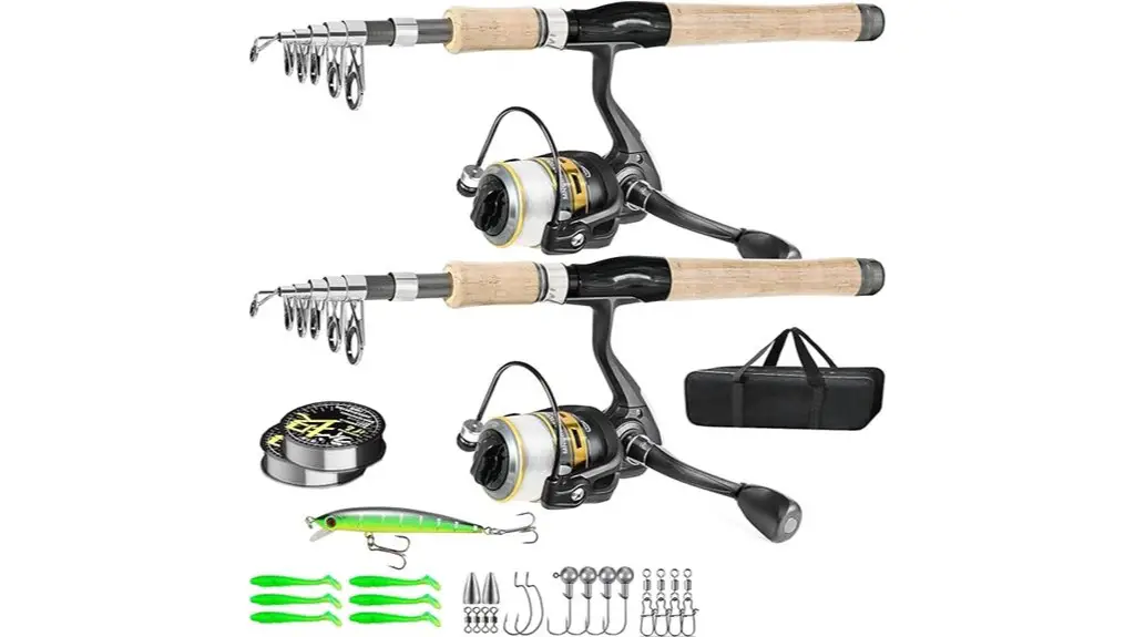 mncirisetou fishing pole combo