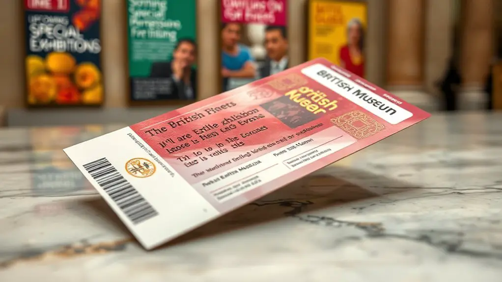 museum ticket pricing details