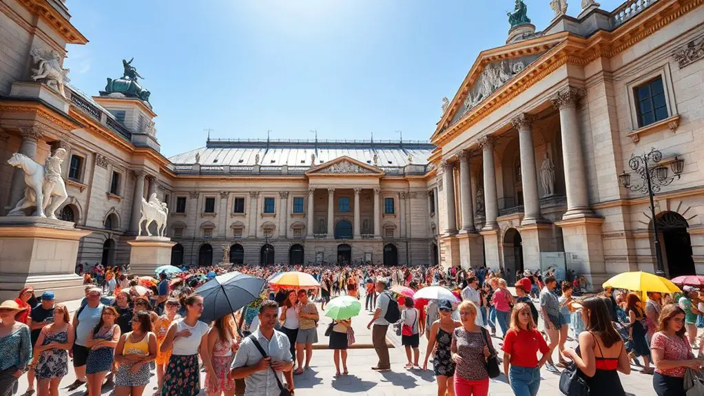 navigating peak museum crowds