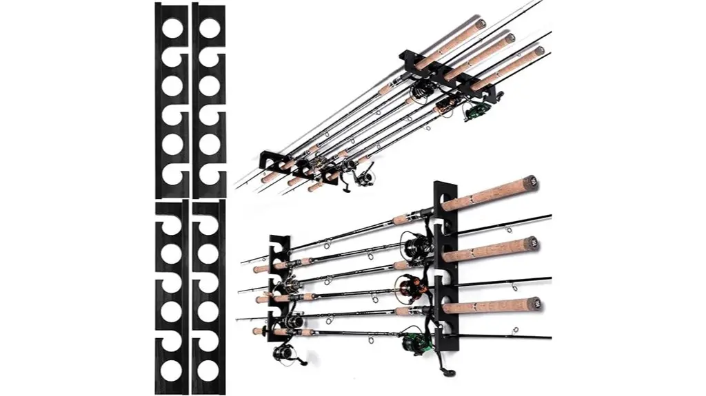 optimize fishing rod storage