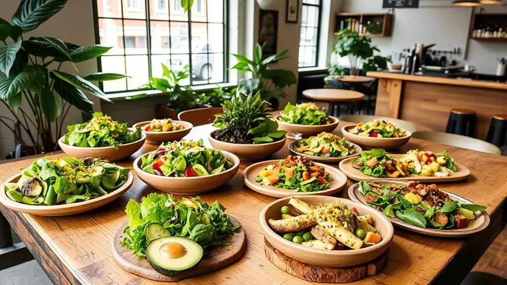 organic plant based sustainability dining