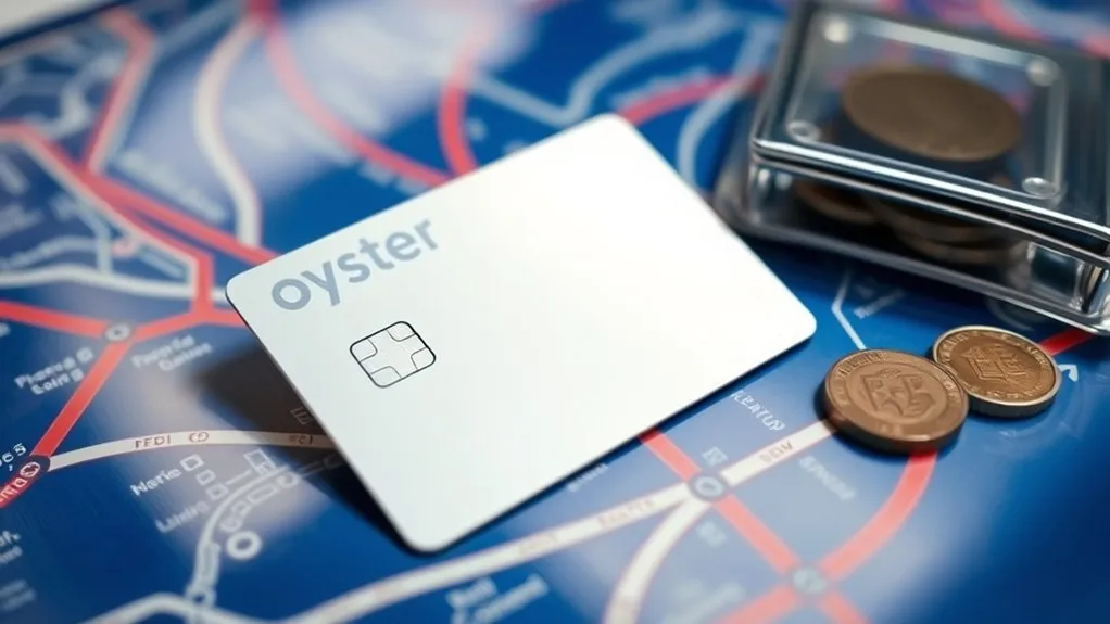 Using an Oyster Card on a yellow reader for London public transport