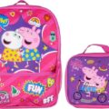 peppa pig backpack set