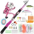pink fishing rod review
