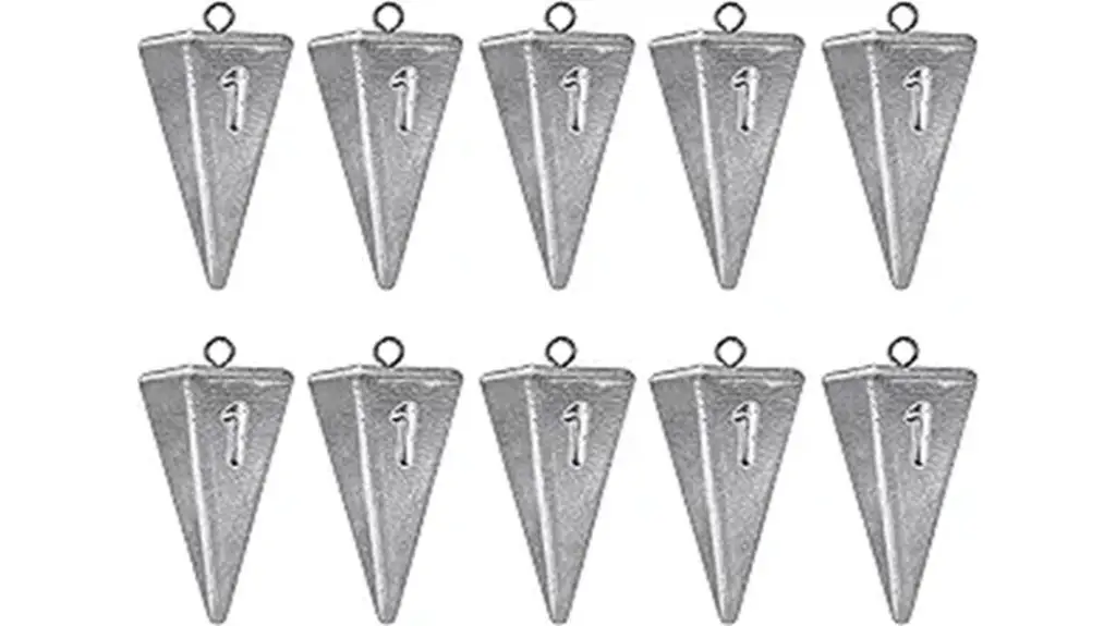 pyramid sinkers fishing weights