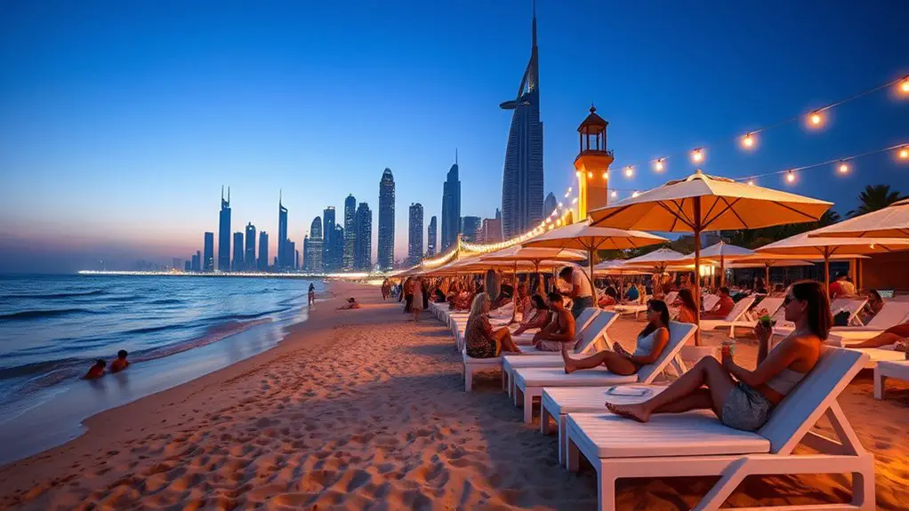 relaxing beach club experiences