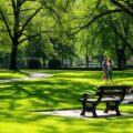 relaxing parks in moda