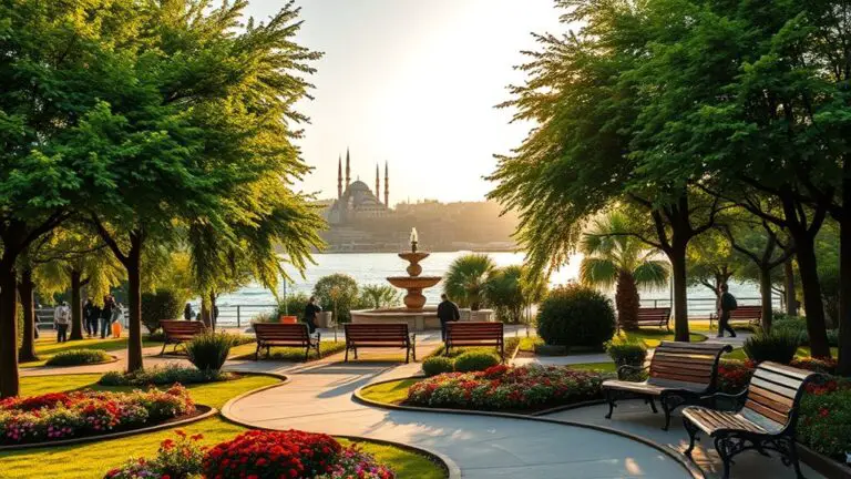 relaxing parks in ortakoy