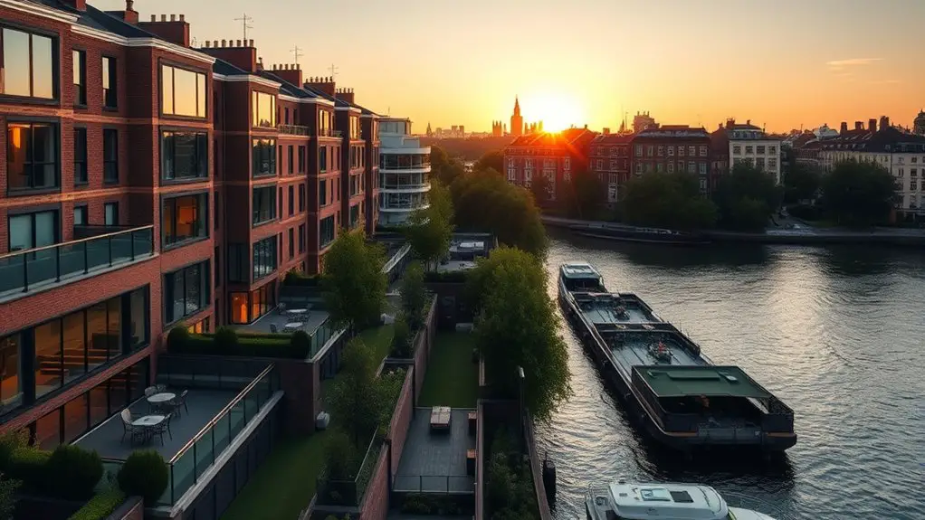 riverside accommodations with charm