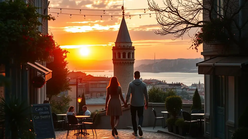 romantic views from galata
