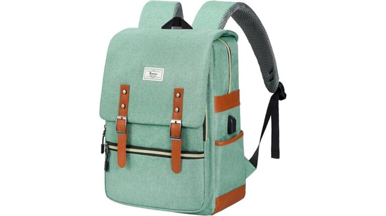 ronyes vintage laptop backpack