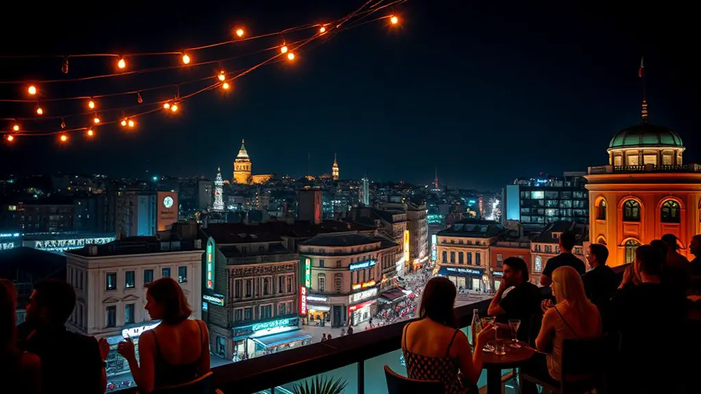 rooftop views and cuisine