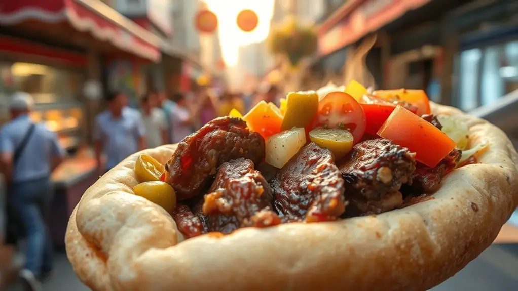 savory turkish street food