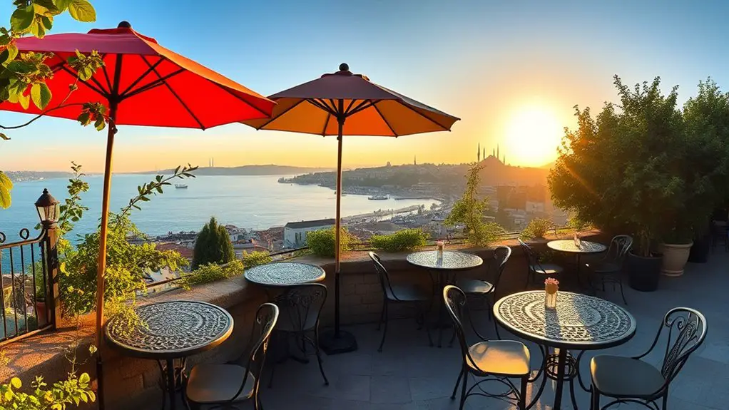 scenic caf s with delightful brews
