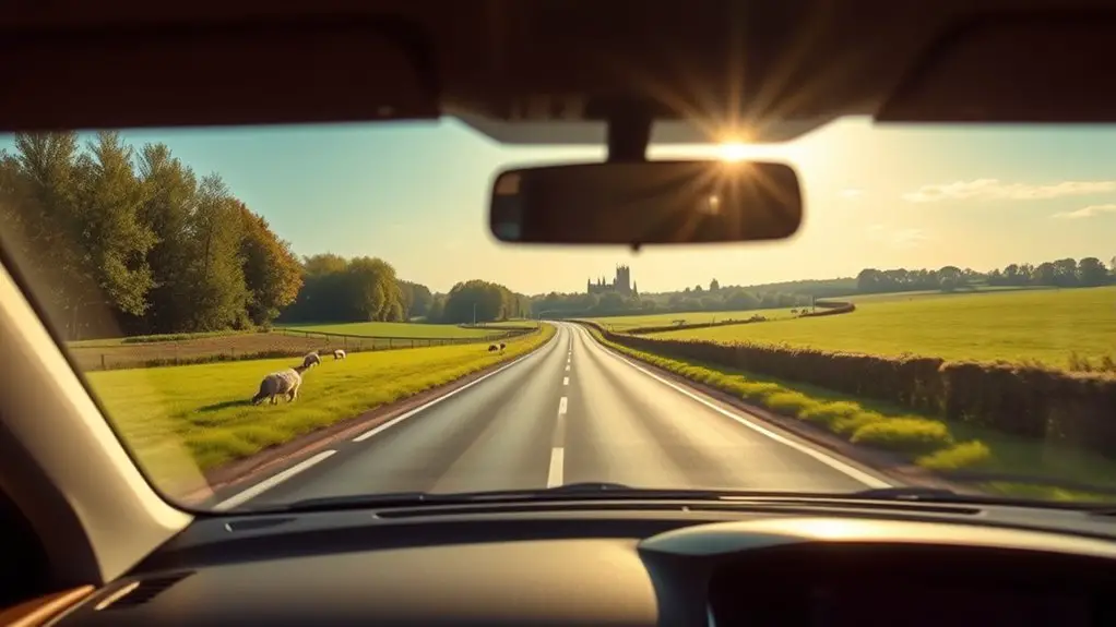scenic drive to warwick castle