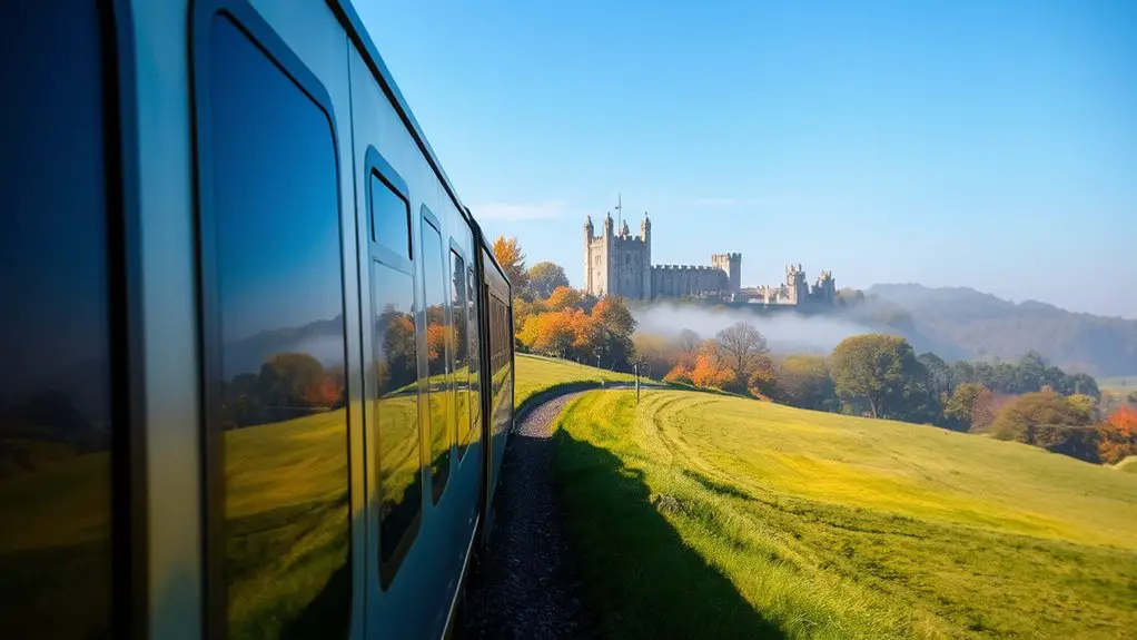 scenic train journey windsor