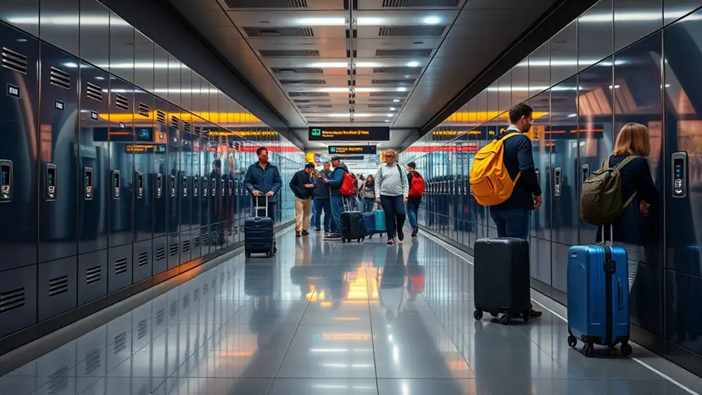 secure luggage storage facilities