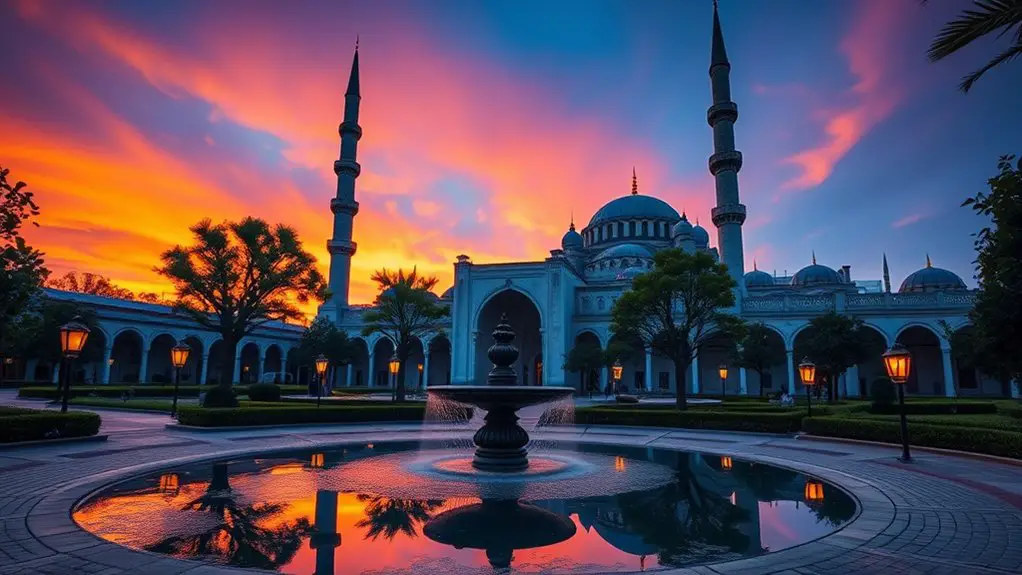 serene beauty and architecture