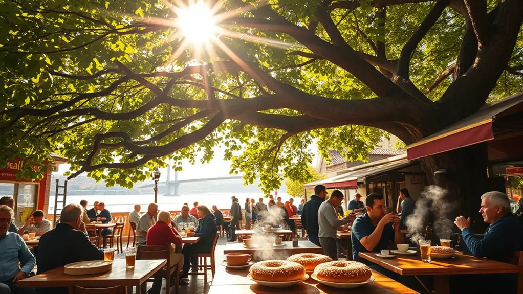 simit under ancient tree