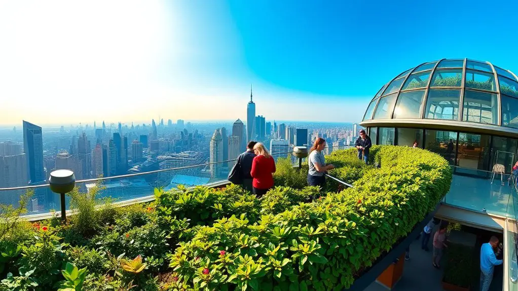 sky high urban garden oasis