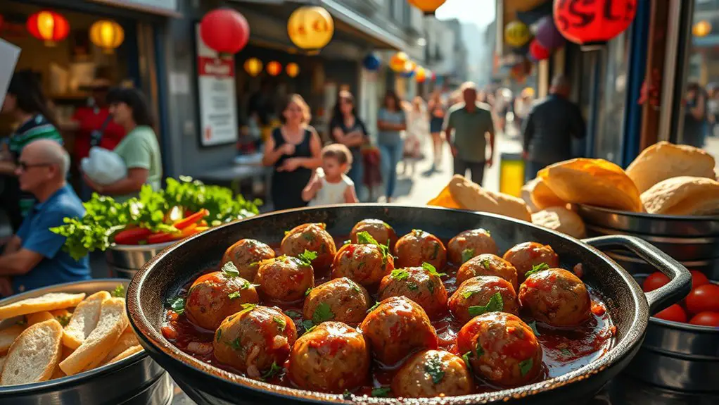 spicy juicy traditional meatballs