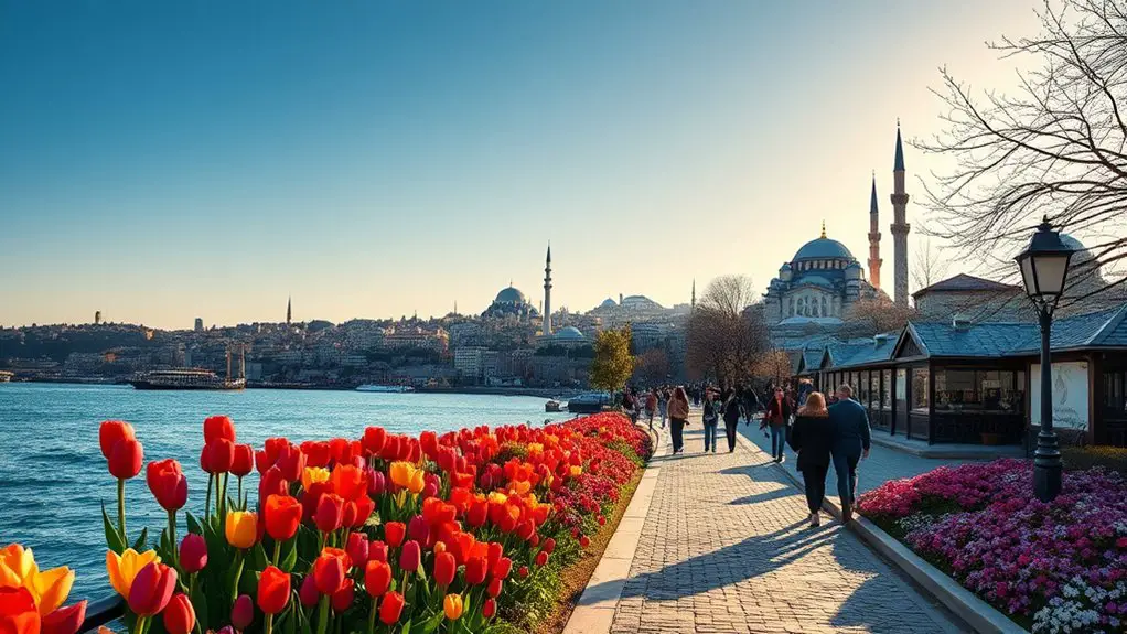 spring blooms in istanbul