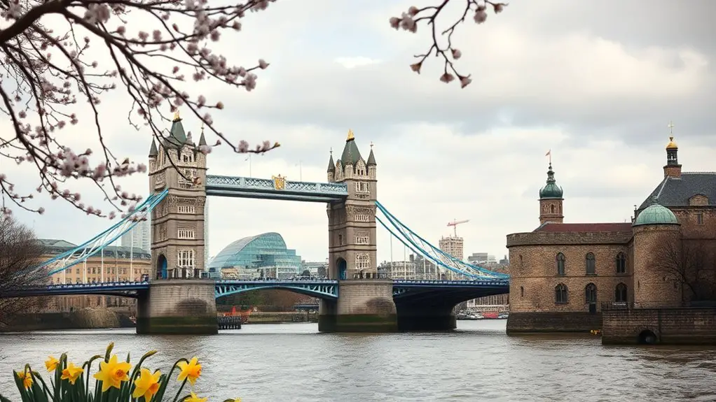 springtime charm at landmarks