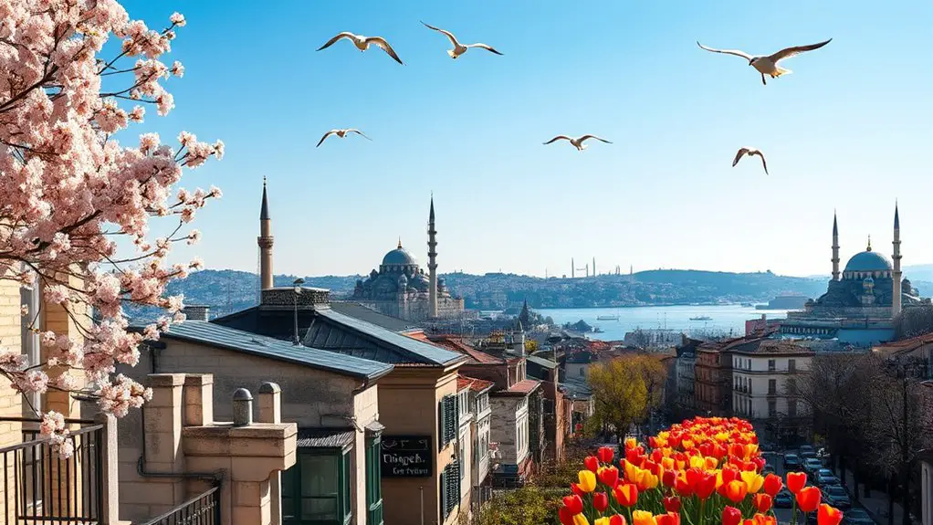 springtime vibrance in istanbul