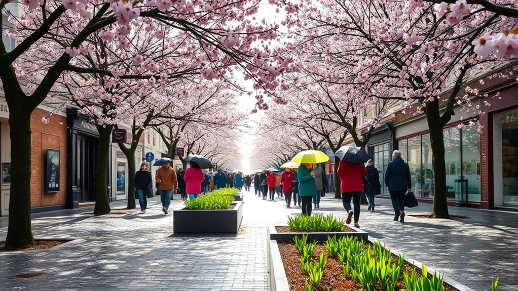 Complete London Weather Guide for 2026 Visits Early spring weather in London with blossom and sunshine