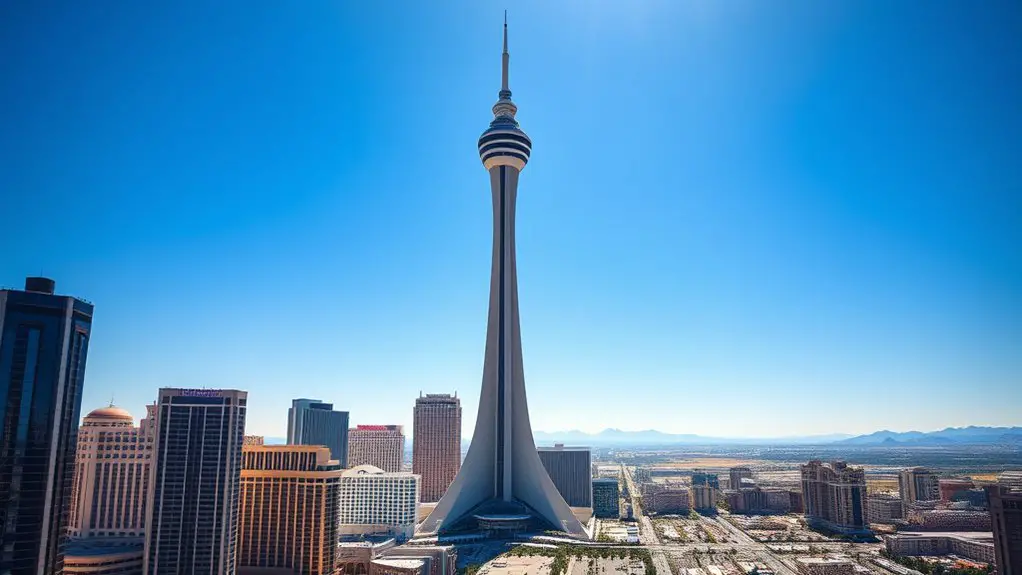 stratosphere tower s height dominance