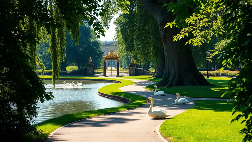 strolling to buckingham palace