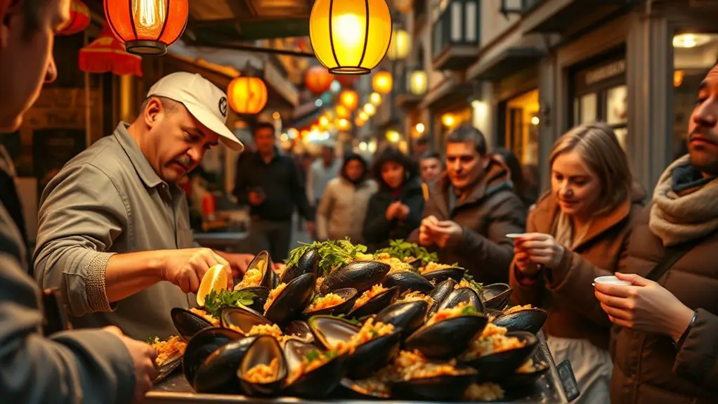 stuffed mussels with zest