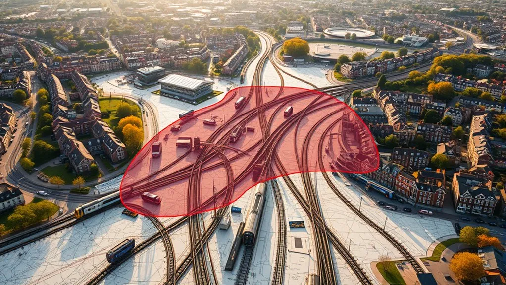 London neighborhoods and green spaces served by transport Zones 2 through 6