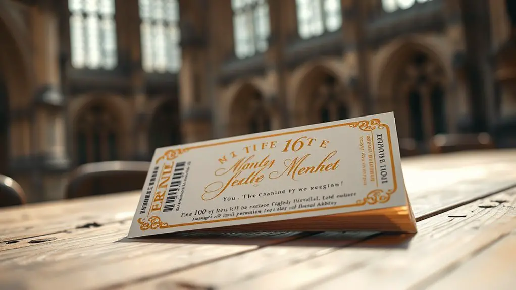 ticket options for visitors