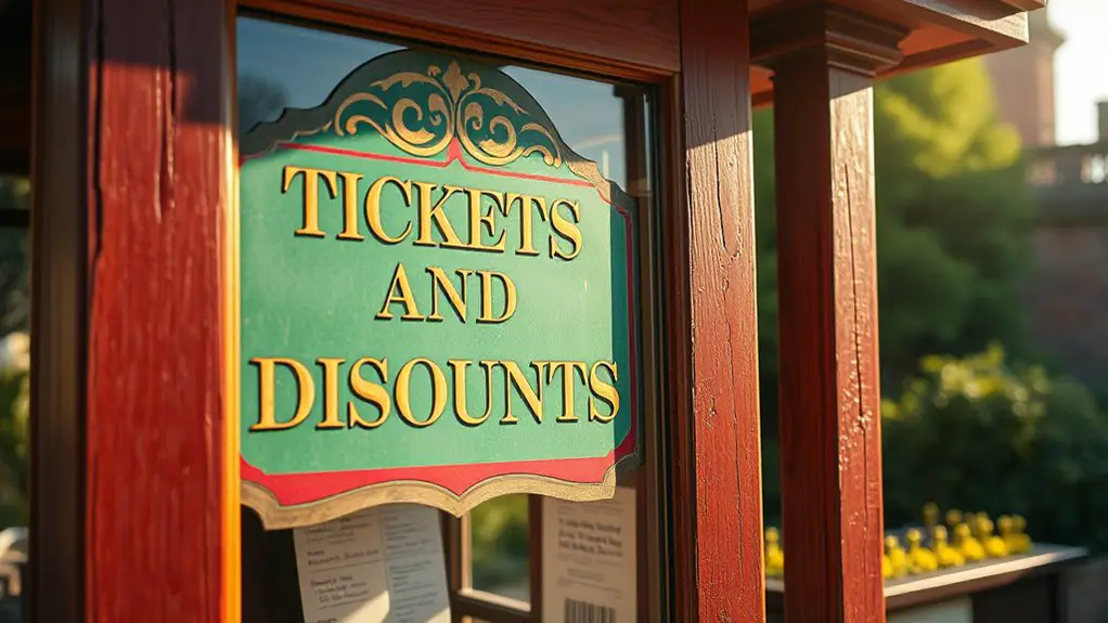 ticket prices and discounts