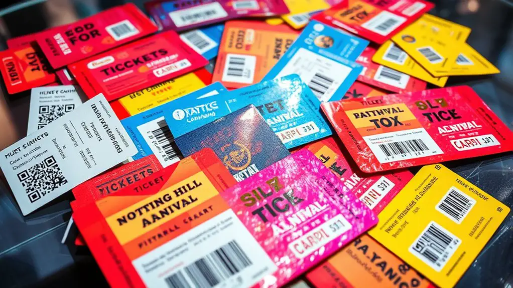 ticket types and pricing