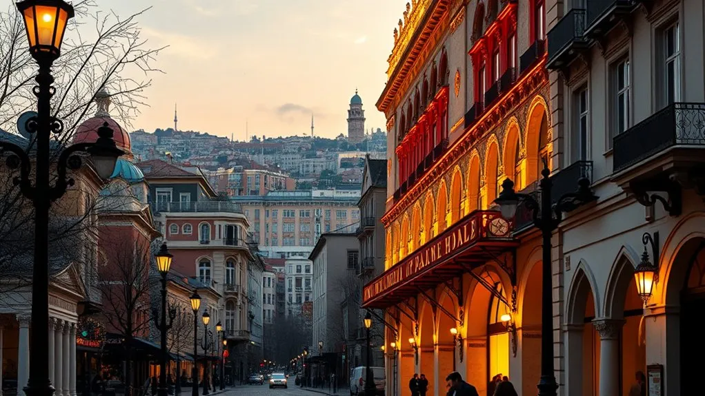 Beyoglu's History Through Architectural Landmarks Historic Pera Palace Hotel interior and architectural details in Beyoglu