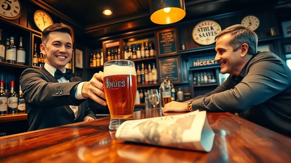 tipping customs in pubs