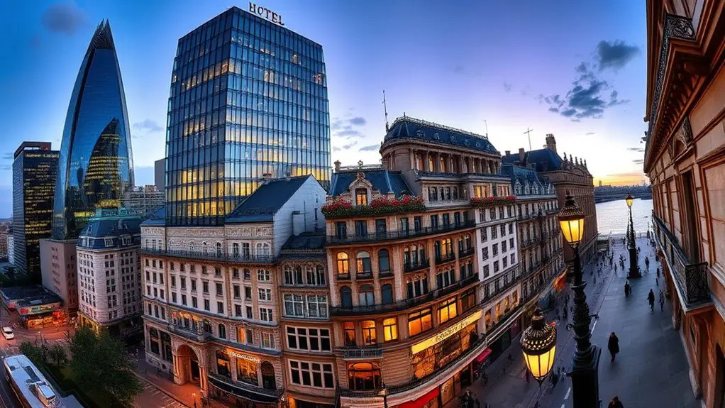 top accommodations in london