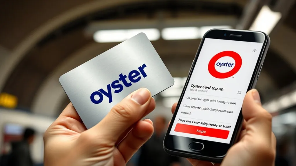 Ways to top up and manage an Oyster Card balance in London