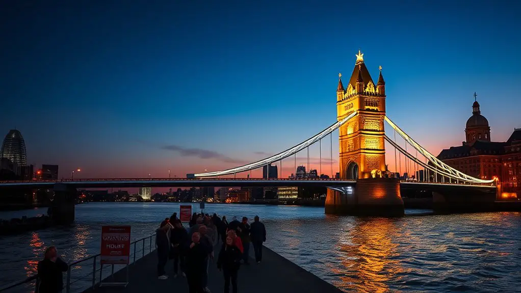 tower bridge seasonal hours